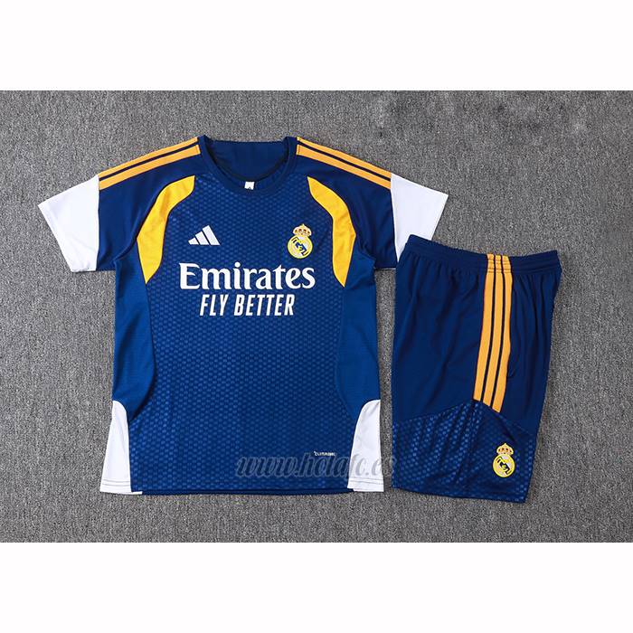 Chandal del Real Madrid Manga Corta 2026-2027 Azul - Pantalon Corto